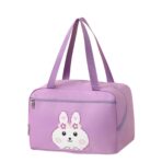 Geanta Termo-Izolanta, Embo, Compartimente Telefon si Tacamuri, Multifunctionala, Impermeabila, 30x21x20 cm, Design Iepuras, Mov