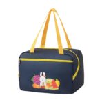 Geanta Termo-Izolanta, Embo, Compartimente Telefon si Tacamuri, Multifunctionala, Impermeabila, 30x21x20 cm, Design Iepuras, Albastru