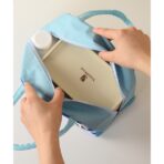 Geanta Termoizolanta pentru Copii, Embo, 23x13x19 cm, Model Imprimeu Catel, din Folie de Aluminiu si Panza Oxford, Albastru/Alb - imagine 10