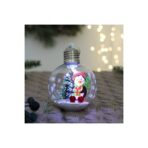 Glob de Craciun, Embo, cu LED, Model Pinguin, 10 x 5 x 3 cm, Multicolor - imagine 4