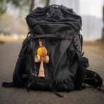 Husa pentru Kendama, Embo, Husa de Depozitare pentru Kendama, din Piele Ecologica, Catarama cu Agatare pentru Transportare, Model Breloc Simplu, 19.5 x 2.5 cm, Maro - imagine 5