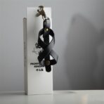 Husa pentru Kendama, Embo, Husa de Depozitare pentru Kendama, din Piele Ecologica, Catarama cu Agatare pentru Transportare, Breloc 8, 12 x 6 cm, Negru - imagine 2