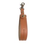 Husa pentru Kendama, Embo, Husa de Depozitare pentru Kendama, din Piele Ecologica, Catarama cu Agatare pentru Transportare, Model Breloc Simplu, 19.5 x 2.5 cm, Maro