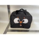 Geantă Frigorifică, Embo, cu Desene Animat, Portabilă pentru Copii, de Prânz, din Pânză Oxford, 22x14x19 cm, Model Veverita, Negru - imagine 2