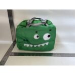 Geantă Frigorifică, Embo, cu Desene Animat, Portabilă pentru Copii, de Prânz, din Pânză Oxford, 22x14x19 cm, Model Crocodil, Verde - imagine 2
