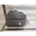 Geanta Termica pentru Pranz, Embo, Multifunctionala, Compartimentata, Impermeabila, cu Manere, Buzunar Exterior, 22x14x19 cm, Gri - imagine 2