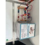 Jucarie din Lemn Montessori, Embo, Labirint Motricitate cu Abac si Animalute, Rollercoaster pentru Copii, Educativ, Dezvoltarea Abilitatilor Motorii, Numaratoare, 22x17x15 cm, Multicolor - imagine 2
