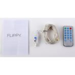 Instalatie Craciun, 10 metri, 100 LED-uri, multicolor RGB, sincronizare muzica, telecomanda 12 de functii, USB, fir cupru, liniar, interior/exterior, Embo - imagine 7