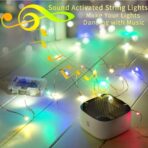 Instalatie Craciun, 10 metri, 100 LED-uri, multicolor RGB, sincronizare muzica, telecomanda 12 de functii, USB, fir cupru, liniar, interior/exterior, Embo - imagine 5