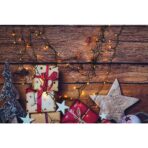 Instalatie Craciun, 12 metri, 100 de LED-uri, alb cald, cu energie solara, fir de cupru, liniar, interior/exterior, Embo - imagine 3