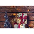 Instalatie Craciun, 12 metri, 100 de LED-uri, alb cald, cu energie solara, fir de cupru, liniar, interior/exterior, Embo - imagine 4