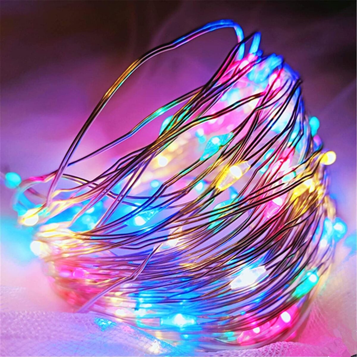 Instalatie Craciun, 15 m, 150 Led-uri, Liniara, Multicolor, 8 jocuri de lumini, Transformator, Interconectabila, Prelungitor 3 m inclus, Fir Cupru, Embo - imagine 6
