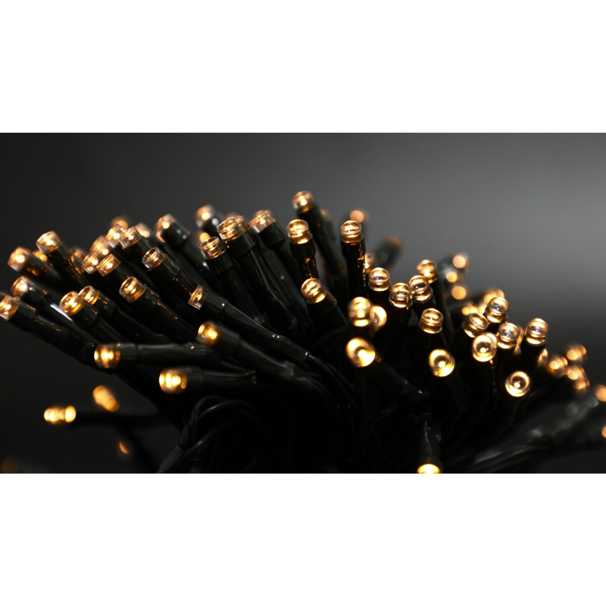 Instalatie Craciun, 20 metri, 200 de LED-uri, alb cald, cu energie solara, fir de cupru, liniar, interior/exterior, Embo - imagine 5