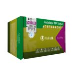 Instalatie Craciun, 220 m, 5280 Led-uri ,Franjuri, Alb rece, Flash, Alimentator, Interconectabila, Prelungitor 6.5 m inclus, Fir Transparent Cauciucat, 220v, Embo - imagine 7