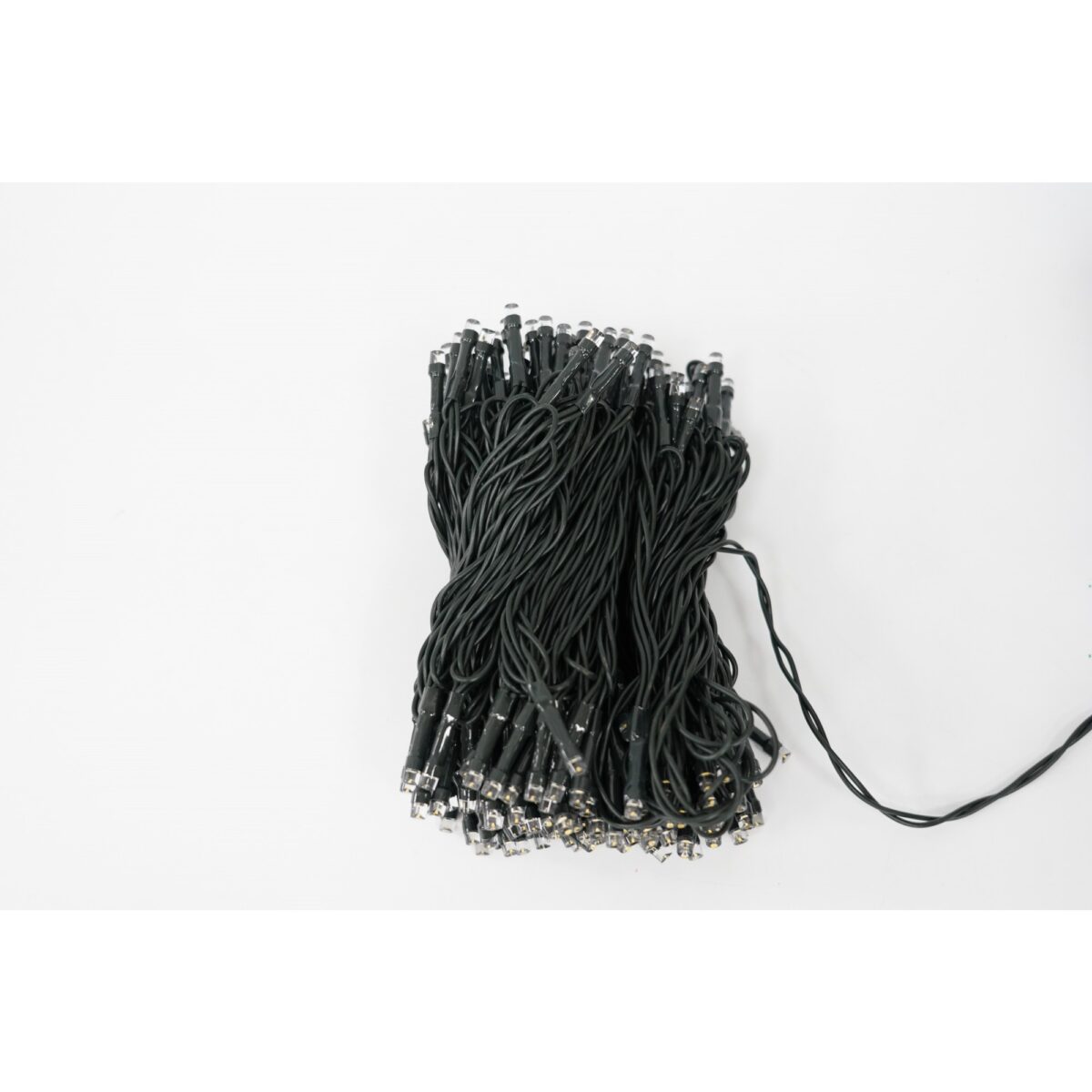 Instalatie Craciun, 32 metri, 300 de LED-uri, Alb Cald, cu energie solara, fir de cupru, liniar, interior/exterior, Embo - imagine 9