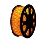 Instalatie Craciun, 46 m, 1104 Led-uri, Furtun Luminos, Alb cald, Transformator, Sectionabila, 220 V, Embo