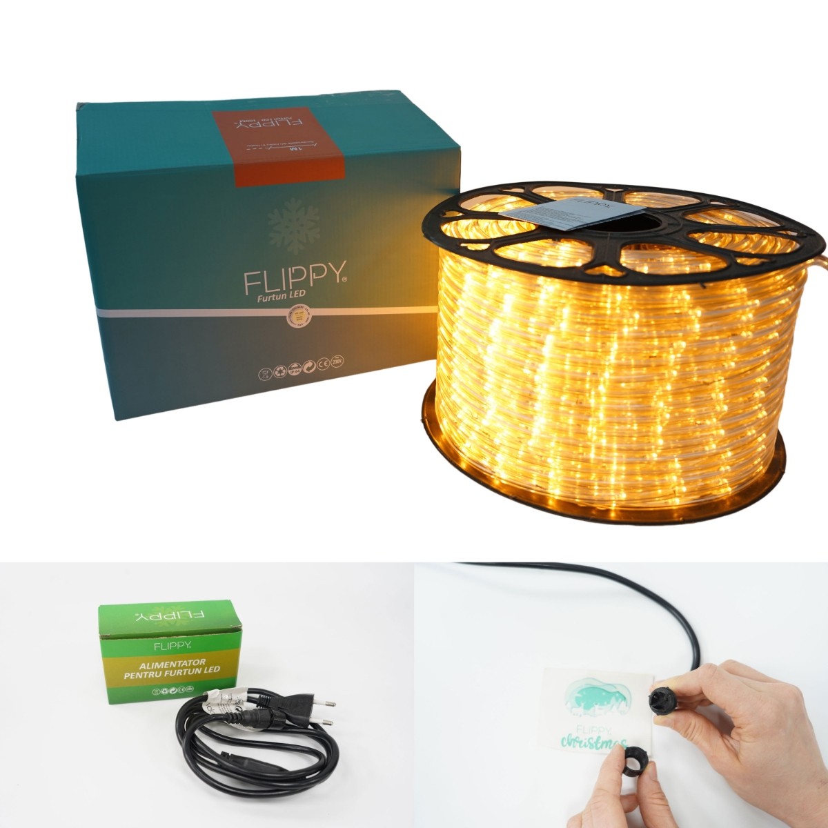 instalatie-craciun-48-m-1152-led-uri-furtun-luminos-alb-cald-transformator-sectionabila-220-v-flippy-61f183fcaa037 Instalatie Craciun, 48 m, 1152 Led-uri, Furtun Luminos, Alb cald, Transformator, Sectionabila, 220 V, Embo - imagine 16