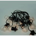 Instalatie Craciun, 5 M, 10 de LED-uri, alb-cald, model cu bulb, liniara, solara, interior/exterior, Embo - imagine 7