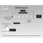 Instalatie Craciun, 90 m, 900 Led-uri ,Liniara, Multicolor, 8 jocuri de lumini, Transformator cu telecomanda, Interconectabila, Prelungitor 3 m inclus, Fir Transparent, Embo - imagine 6