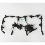 Instalatie Craciun Profesionala de Exterior IP65, Tip Perdea, 25m x 2m, 5000 Led-uri Mari, Alb rece, cu flash, Alimentator 1,5 m, Interconectabila, Fir negru, Embo - imagine 10