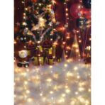Instalatie Craciun, Tip Perdea, IP44, 10 m x 2 m, 1200 LED-uri, Alb cald, 8 jocuri de lumini, Transformator cu telecomanda, Interconectabila, Prelungitor 5 m inclus, Fir transparent, Interior/ Exterior, Embo - imagine 5