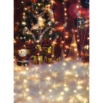 Instalatie Craciun, Tip Perdea, IP44, 6 m x 2 m, 720 LED-uri, Alb cald, 8 jocuri de lumini, Transformator cu telecomanda, Interconectabila, Prelungitor 5 m inclus, Fir transparent, Interior/ Exterior, Embo - imagine 10
