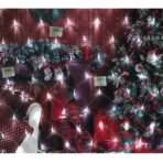 Instalatie Craciun, Tip Plasa, 12 m x 1.5 m, 960 LED-uri, Alb rece, 8 jocuri de lumini, Transformator cu telecomanda, Interconectabila, Prelungitor 5 m inclus, Fir transparent, Embo - imagine 5