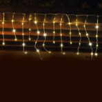 Instalatie Craciun Tip Turturi, IP44, 5 m, 143 Led-uri, Alb cald, 8 jocuri de lumini, 31V, telecomanda inclusa, Interconectabila, Prelungitor 5 m inclus, Fir Cupru, Embo, Interior/Exterior - imagine 7