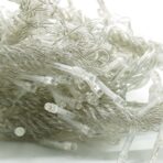 Instalatie Craciun Yoto, Tip Perdea, 2 m x 2 m, 240 LED-uri, Prelungitor 1.5 m, 8 Jocuri de Lumini, Interconectabila, Fir transparent, Interior/Exterior, Alb Rece - imagine 6