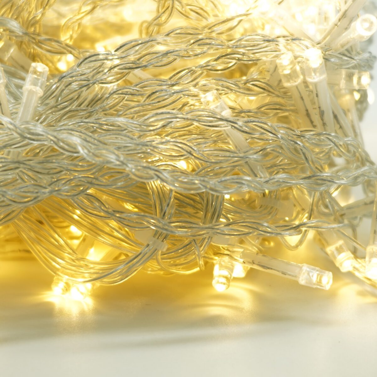 Instalatie Craciun Yoto, Tip Perdea, 5 m x 1 m, 200 LED-uri, Prelungitor 1.5 m, 8 Jocuri de Lumini, Interconectabila, Fir transparent, Interior/Exterior, Alb Cald - imagine 7