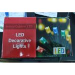 Instalatie de Craciun Embo Tip Turturi, Franjuri cu Flash, Sectiune 5 m, 143 LED-uri, Interconectabila, Fir Alb, Alb Rece - imagine 2