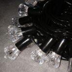 Instalatie de Craciun Liniara RGRB Yoto, 10 m, din care 1 m Prelungitor 220V, 40 LED, Model Diamante, Utilizare Interior/Exterior, Interconectabila, Fir Negru, multicolor - imagine 8