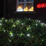 Instalatie de Craciun Liniara Yoto, 22 m, din care 1 m Prelungitor 220V, 300 LED, 8 jocuri de lumini, Controler, Utilizare Interior/Exterior, Fir Negru, Alb Rece - imagine 7