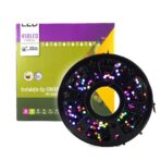 Instalatie de Craciun Liniara Yoto, 50 m, 1 m Prelungitor 220V, 498 LED, 8 Jocuri de Lumini, Controler, Fir Negru, Utilizare Interior/Exterior, Protectie anti-inghet, Fir Cupru, Multicolor - imagine 7