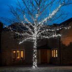 Instalatie de Craciun Liniara Yoto, 50 m, 1 m Prelungitor 220V, 498 LED, 8 Jocuri de Lumini, Controler, Fir Negru, Utilizare Interior/Exterior, Protectie anti-inghet, Fir Cupru, Alb Rece - imagine 4