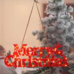 Instalatie LED de Craciun, Embo, Litere 3D, Merry Christmas, Lumina Calda, 27.5 x 10.5 x 1.4 cm, Rosu - imagine 4