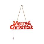 Instalatie LED de Craciun, Embo, Litere 3D, Merry Christmas, Lumina Calda, 27.5 x 10.5 x 1.4 cm, Rosu - imagine 8