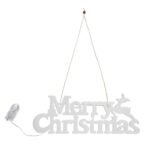 Instalatie LED de Craciun, Embo, Litere 3D, Merry Christmas, Lumina Calda, 27.5 x 10.5 x 1.4 cm, Alb - imagine 10
