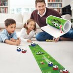 Joc Interactiv, Embo, Covor de Fotbal 90 x 20 cm, 1-4 Jucatori, +5 Ani, 6 Mingi Incluse, Verde - imagine 3