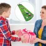 Joc Interactiv, Embo, Covor de Fotbal 90 x 20 cm, 1-4 Jucatori, +5 Ani, 6 Mingi Incluse, Verde - imagine 4