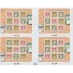 Joc educativ Sudoku cu tablita magnetica, 32 de piese, cartonase cu animale, Verde - imagine 12