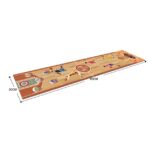 Joc Interactiv, Embo, Covor de Basket 90 x 20 cm, 1-4 Jucatori, +5 Ani, 6 Mingi Incluse, Maro