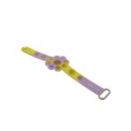 Jucarie antistres din silicon, Bratara caracatita reversibila, Multicolor/Galben - imagine 5