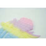 Jucarie antistres din silicon Embo, Pop it Now and Flip It , 40x45 cm, Cupidon, Fosforescent, Multicolor - imagine 3