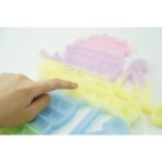 Jucarie antistres din silicon Embo, Pop it Now and Flip It , 40x45 cm, Cupidon, Fosforescent, Multicolor - imagine 5