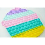 Jucarie antistres din silicon Embo, Pop it Now and Flip It, Briosa, urias, Multicolor - imagine 4