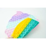 Jucarie antistres din silicon Embo, Pop it Now and Flip It, Briosa, urias, Multicolor - imagine 6