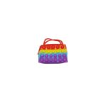 Jucarie antistres din silicon, Embo, Pop It Now and Flip It, Geanta de umar, Model 2, Multicolor