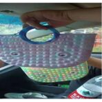 Jucarie Antistres din silicon Embo, Pop It Now And Flip It, Geanta mare, 28 cm, Multicolor, V4