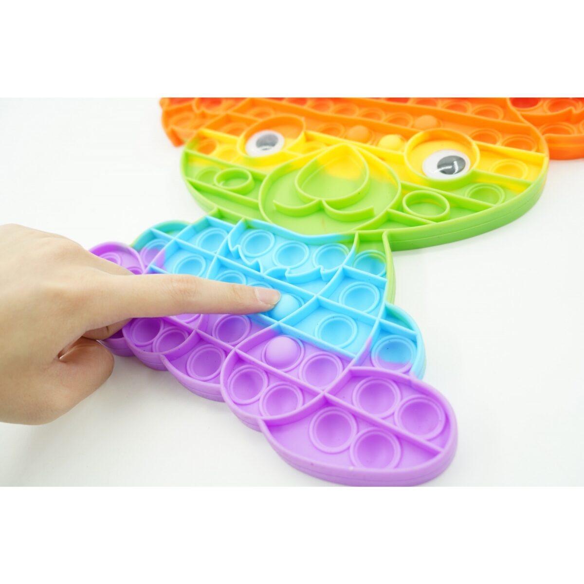 Jucarie antistres din silicon, Embo, Pop It Now and Flip It, Koala, Multicolor - imagine 4